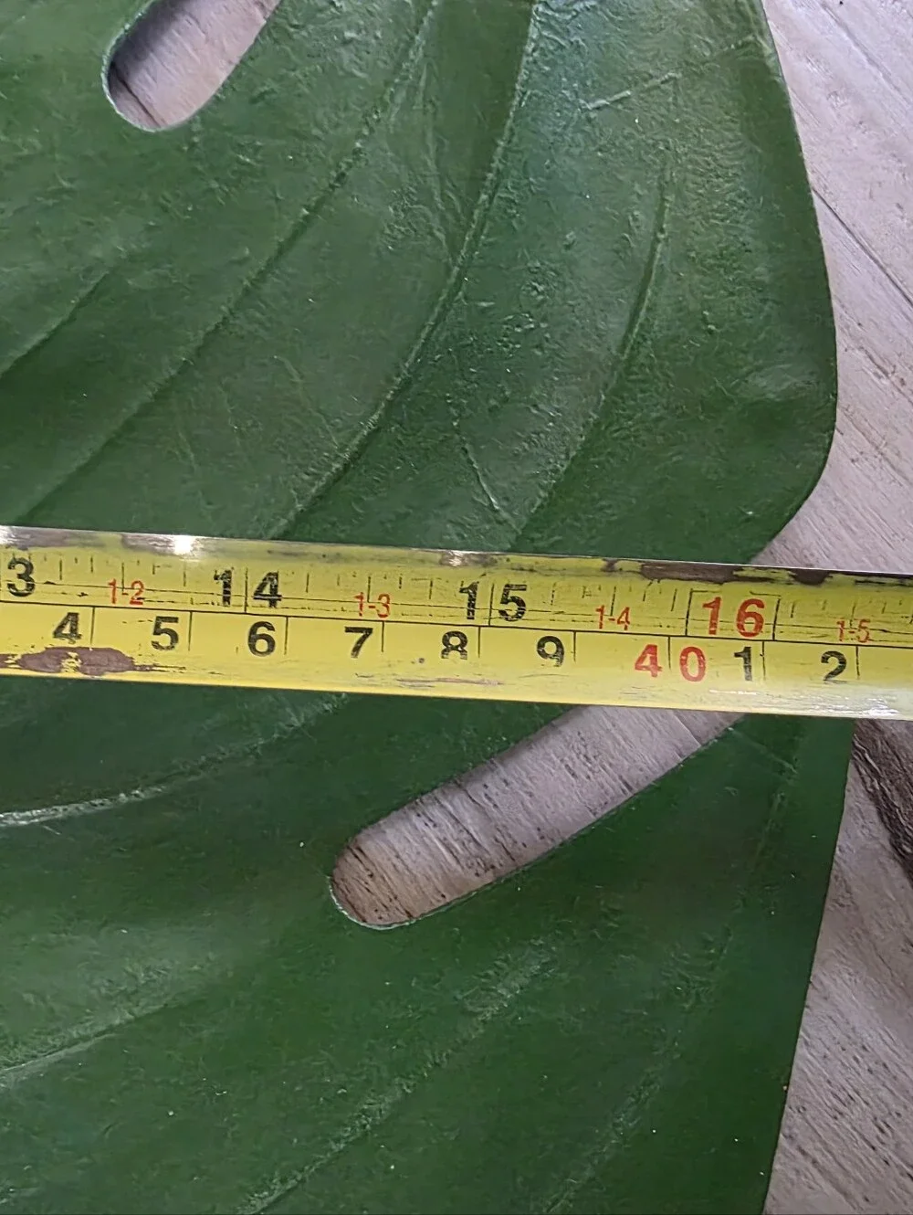 Pier 1 Monstera Leaf Placemat Set Of 8 17x16 Tropical Patio Hollywood Regency